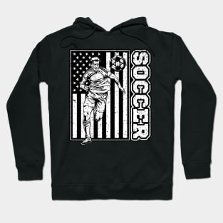 USA Soccer Player Hoodie